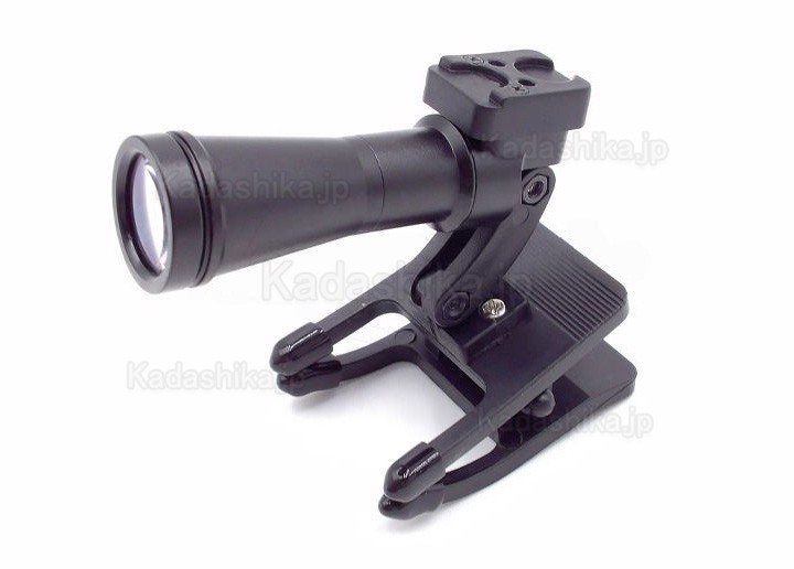 5W 歯科用ワイヤレスクリップオンLEDヘッドライト（マグネット式バッテリー2個付き、60000lux）